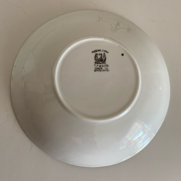 EUC Vtg Phoenix Bone China Teacup and Saucer in Art Deco Style - Picture 7 of 7